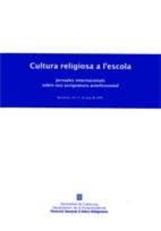 Cultura Religiosa A Lescola