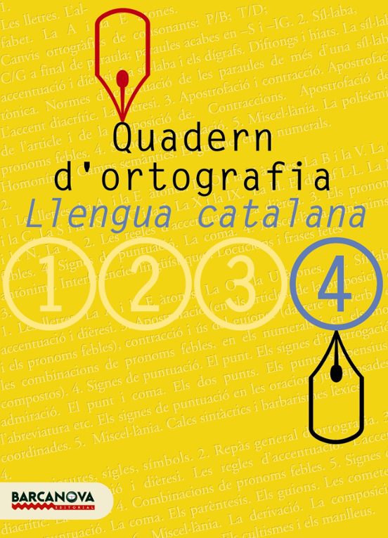 Quadern D Ortografia: Llengua Catalana