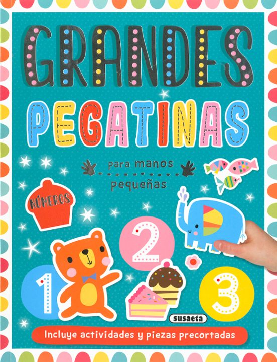 Numeros. Grandes Pegatinas Para Manos Pequeñas