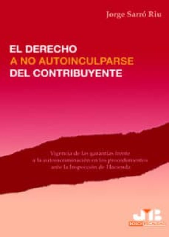 El Derecho A No Autoinculparse Del Contribuyente