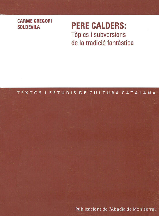 Pere Calders: Topics I Subversions