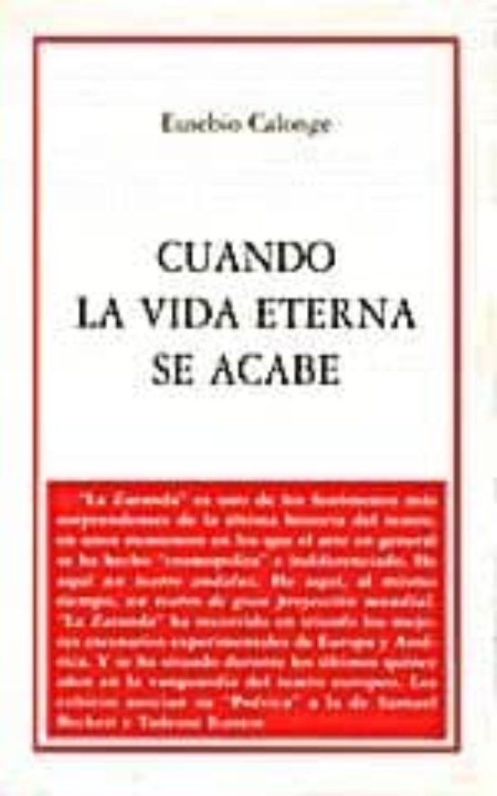 Cuando La Vida Eterna Se Acabe