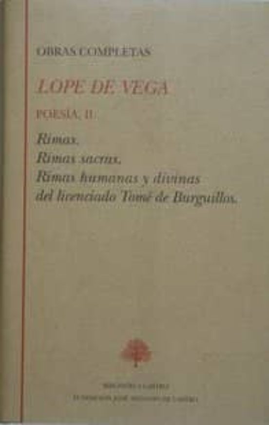 Obras Completas. Poesia : Rimas Rimas Sacras Rimas Human As Y D