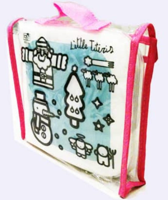 Libro De Plastico De La Navidad Para Pintar Y Borrar