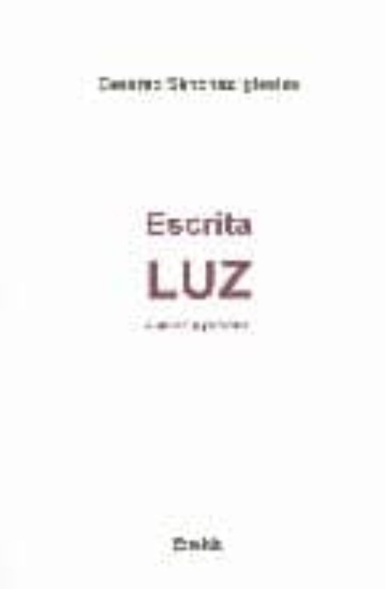 Escrita Luz