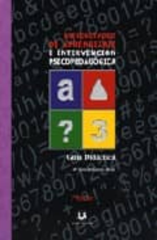 Dificultades De Aprendizaje E Intervencion Psicopedagogica: Guia Didac