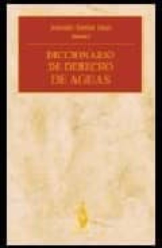 Diccionario De Derechos De Aguas