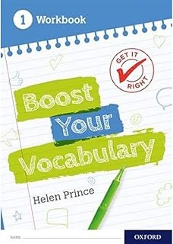 Get It Right: Boost Your Vocabulary Workbook 1