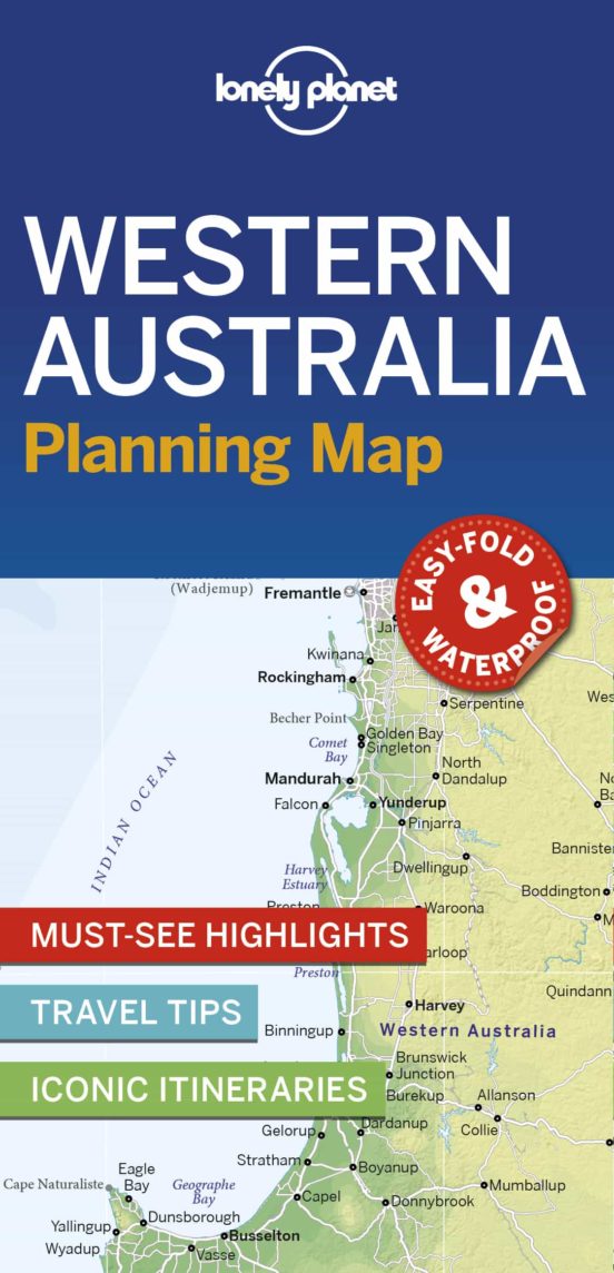 Lonely Planet Western Australia Planning Map 1 2019
