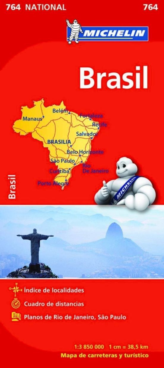 Mapa National Bresil/brazil 2023