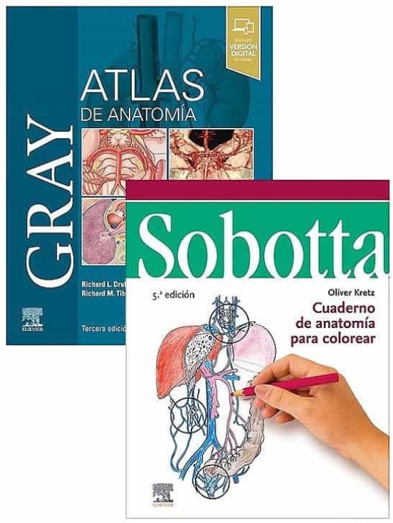 Lote Drake Atlas - Sobotta Cuaderno