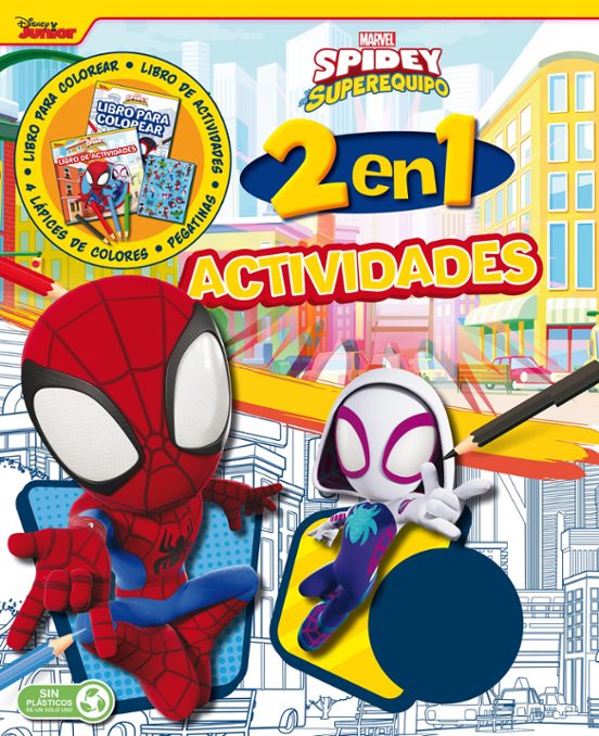 Portada de Spidey y su superequipo. Actividades 2 en 1