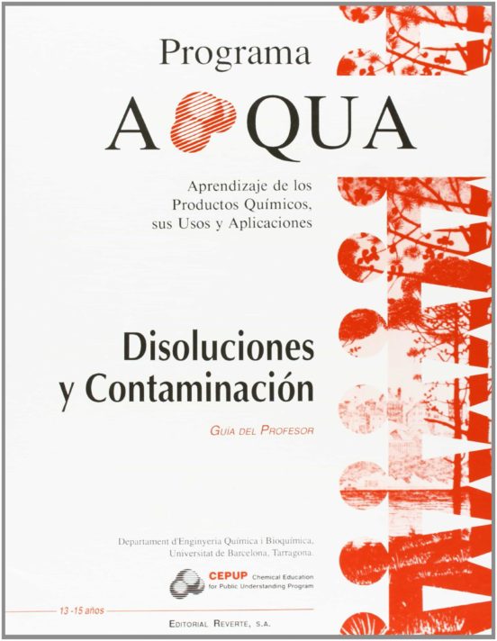 Disoluciones Y Contaminacion Guia Del Profesor