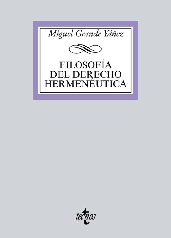 Filosofía Del Derecho Hermenéutica