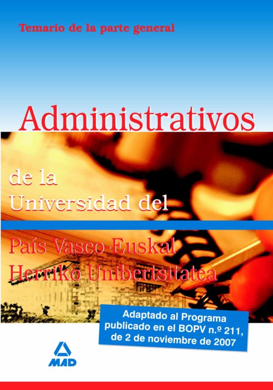 Temario De La Parte General De Los Administrativos De La Universi Dad