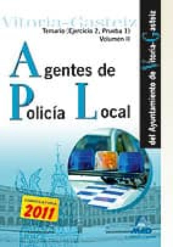 Agentes De La Policia Local Del Ayuntamiento De Vitoria-gasteiz Temari
