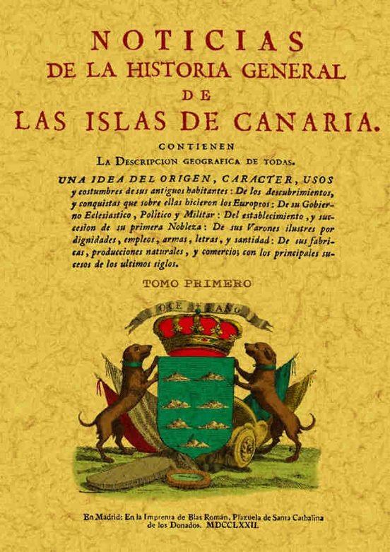 Noticia Historica De Las Islas Canarias