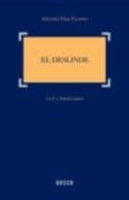 El Deslinde: Civil Y Administrativo