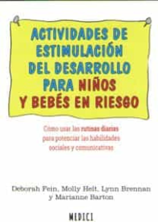 Actividades De Estimulacion Del Desarrollo Para Niños Y Bebes En Riesg