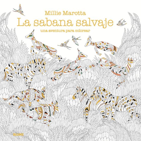 Sabana Salvaje: Una Aventura Para Colorear