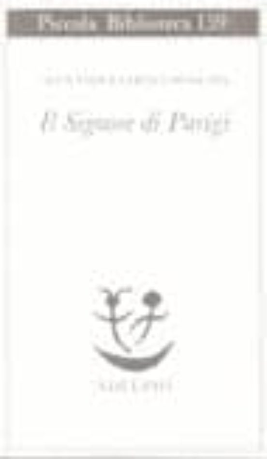 Il Signore Di Parigi. Racconto
