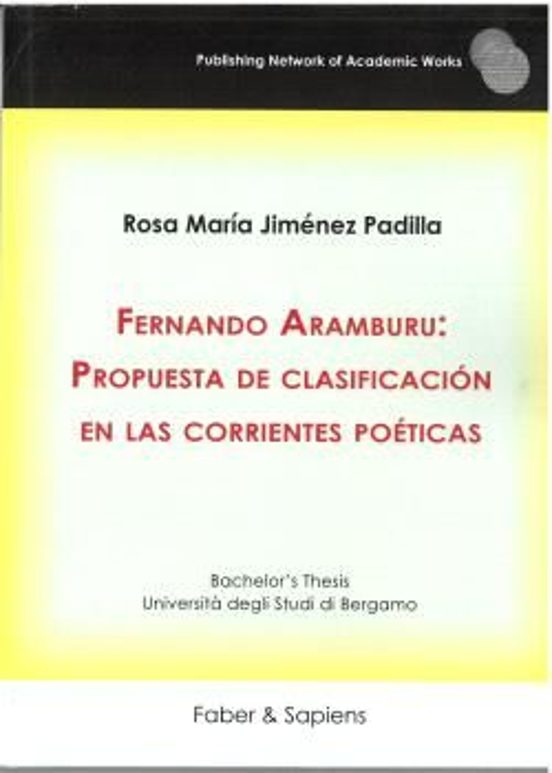 Fernando Aramburu: Propuesta de clasificación en las corrientes poéticas