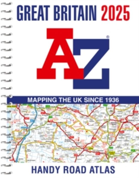Great Britain A-z Handy Road Atlas 2025