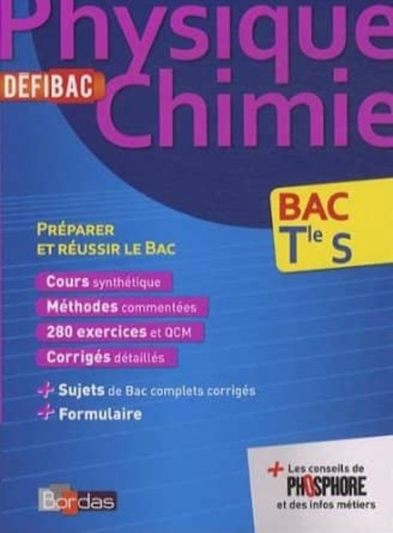 Defibac Physique-chimie Term S