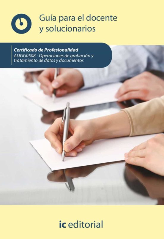 Operaciones De Grabación Y Tratamiento De Datos Y Documentos