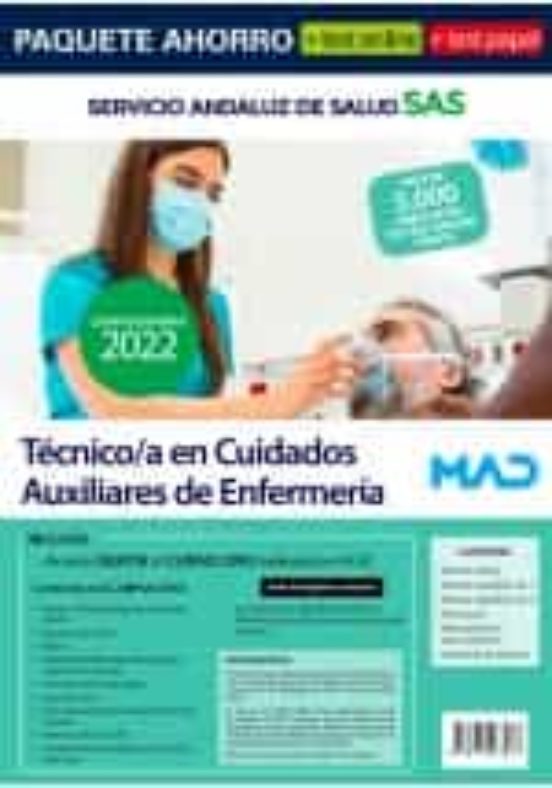 Paquete Ahorro Test Papel + Test Online Técnico/a En Cuidados Auxiliar