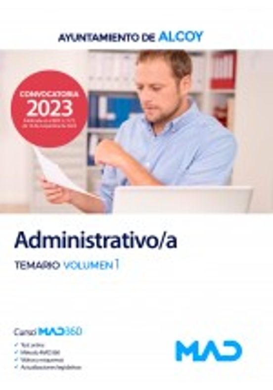 Administrativo/a Del Ayuntamiento De Alcoy. Temario Volumen 1