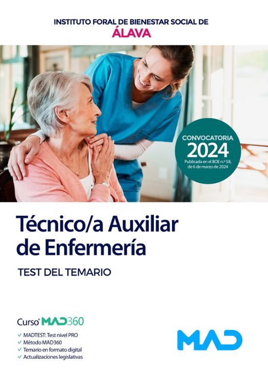 Técnico/a Auxiliar De Enfermería. Test Del Temario