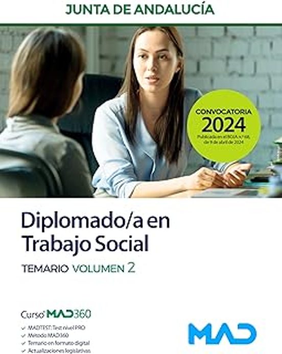 Diplomado En Trabajo Social De La Junta De Andalucia. Temario Vol. 2