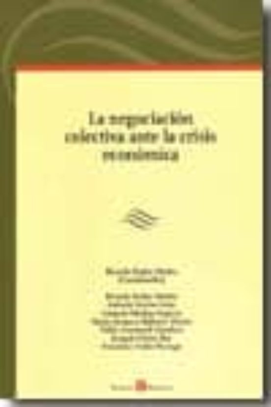 Negociacion Colectiva Ante La Crisis Economica