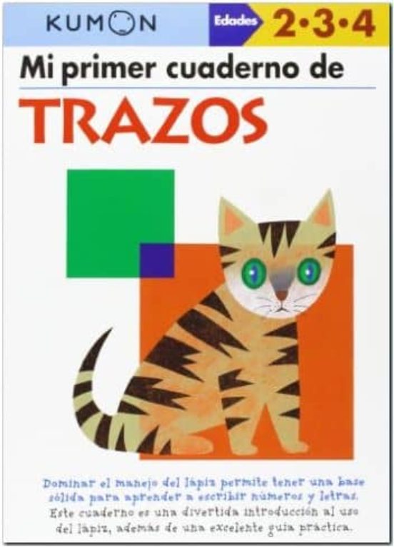 Kumon Mi Primer Cuaderno De Trazos Edades 2 3 4 Años