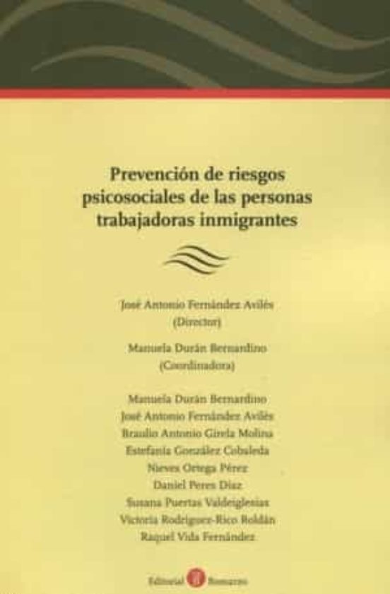 Prevencion De Riesgos Psicosociales De Las Personas Trabajadoras Inmig