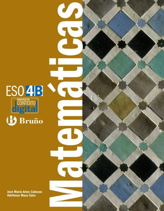 Contextodigital Matemáticas 4 B ESO Educación Secundaria Obligatoria