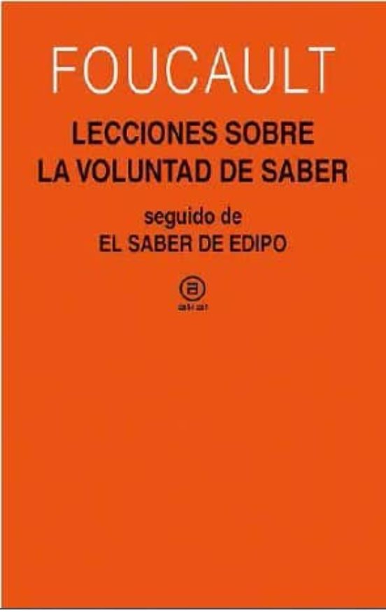 Lecciones sobre la voluntad de saber