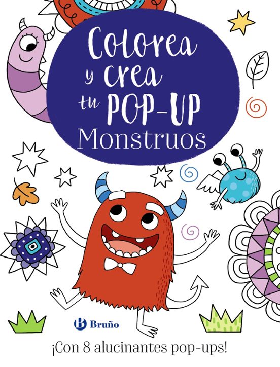 Monstruos: Colorea Y Crea Tu Pop-up