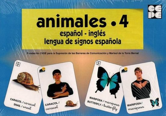 Animales - 4. Español-ingles. Lengua De Signos Española