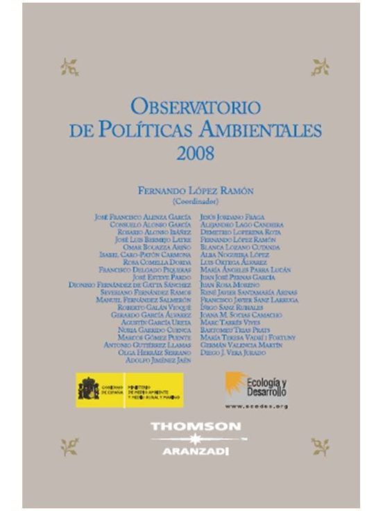 Observatorio Politicas Ambientales 2008