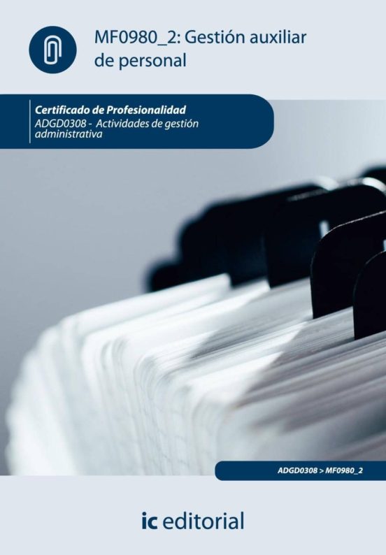 Adgd0308 Gestion Auxiliar De Personal