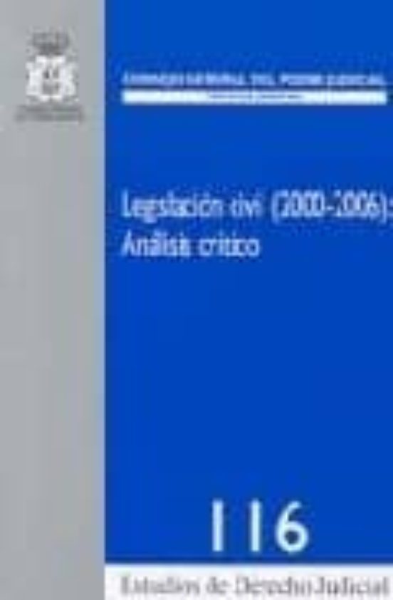 Legislacion Civil : Analisis Critico