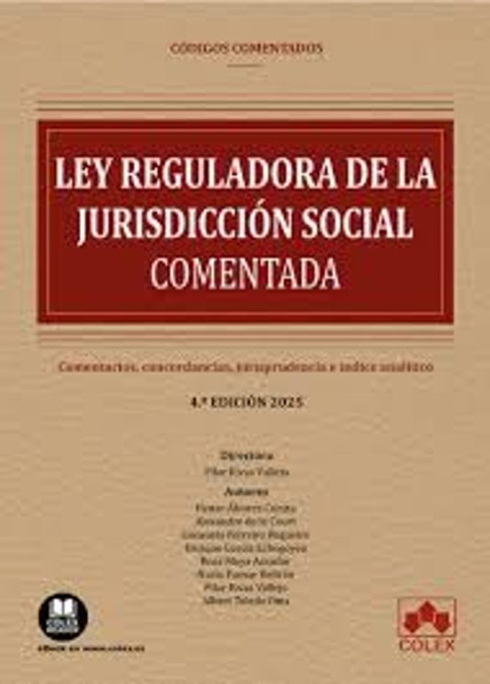 Ley Reguladora De La Jurisdicción Social - Código Comentado