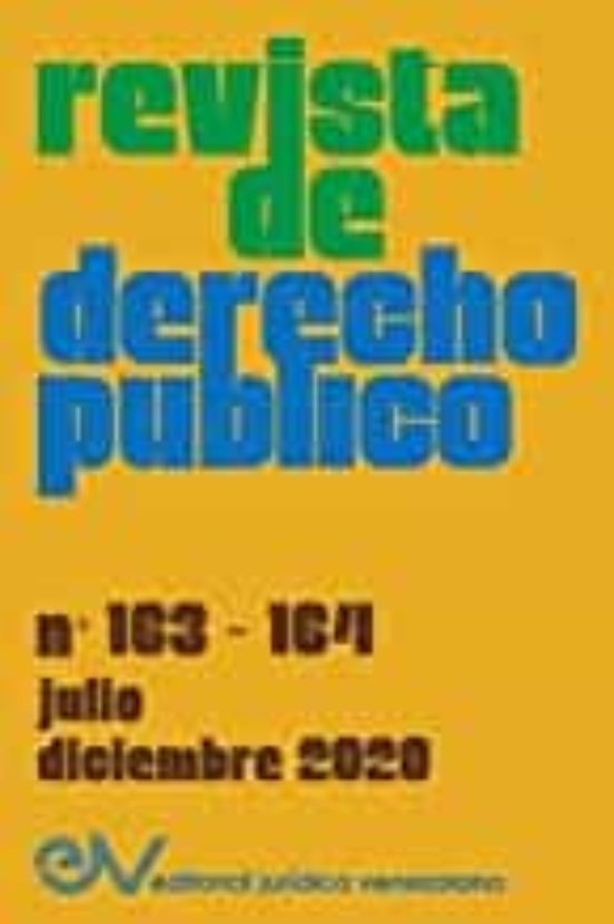 Revista De Derecho Publico No. 163-164 Julio-diciembre 202