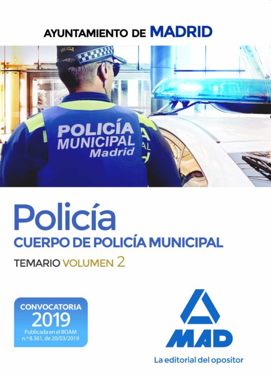 Policia Del Cuerpo De Policia Municipal Del Ayuntamiento De Madrid. Te
