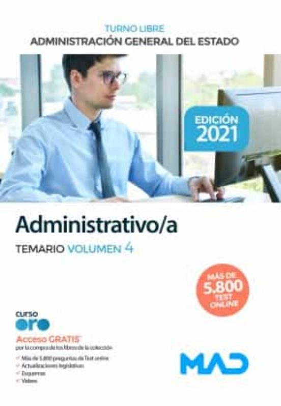 Administrativo De La Administración General Del Estado . Temario Volumen 4