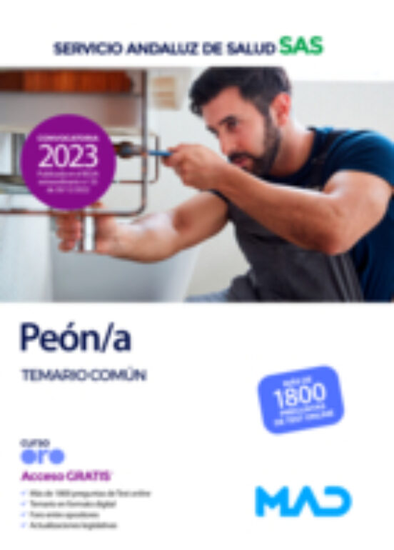 Peón/a. Temario Común. Servicio Andaluz De Salud