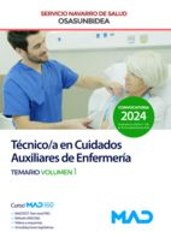 Técnico/a En Cuidados Auxiliares De Enfermería . Temario Vol