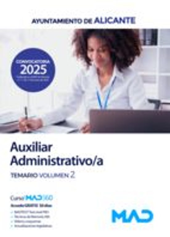 Auxiliar Administrativo/a Del Ayuntamiento De Alicante. Temario Volume